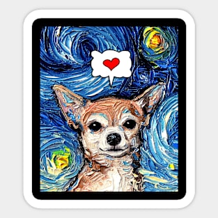 Chihuahua Love Sticker